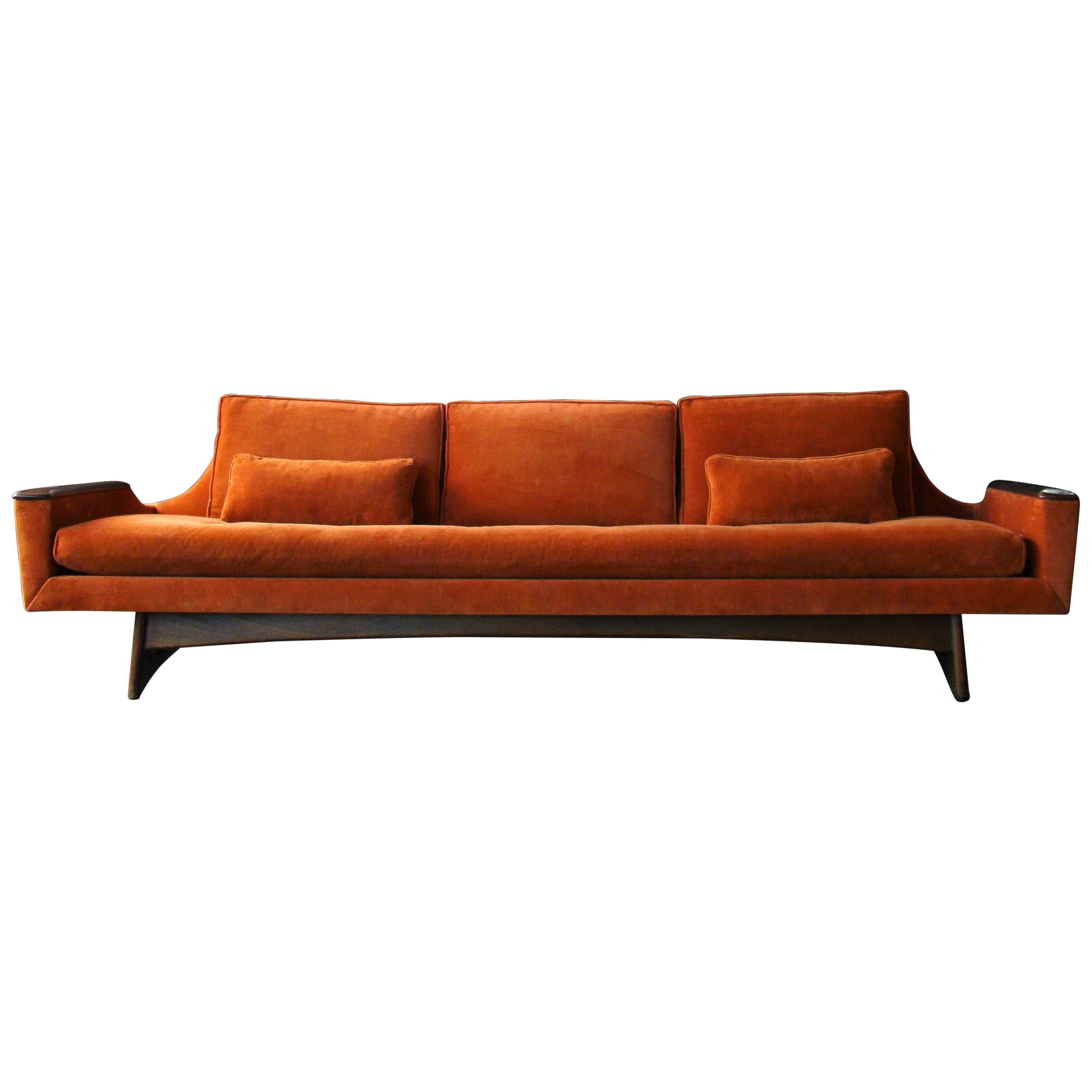 Vintage Adrian Pearsall Gondola Sofa for Craft and Associates