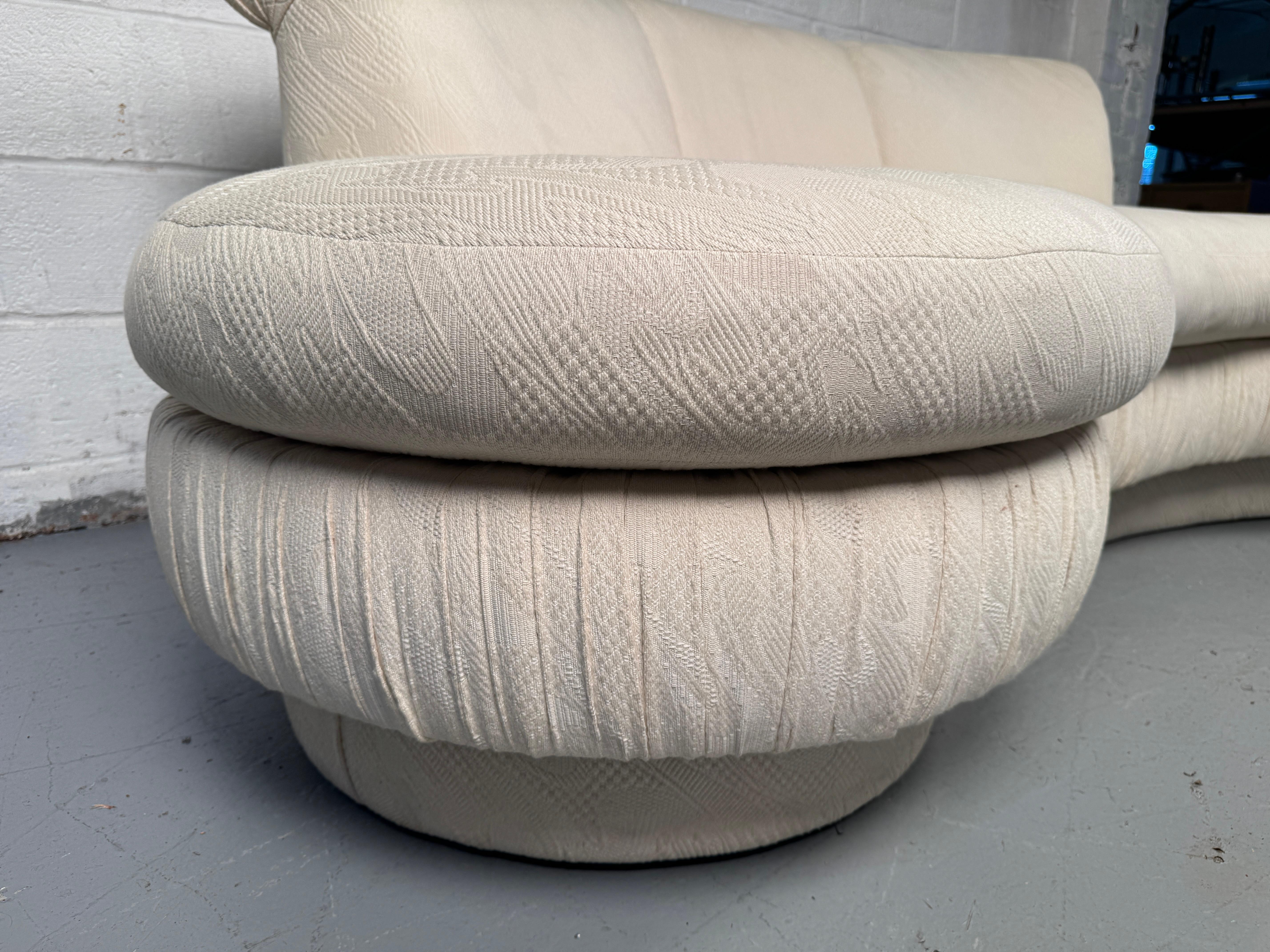Vintage Adrian Pearsall Kidney Shaped Sofa For Sale 10