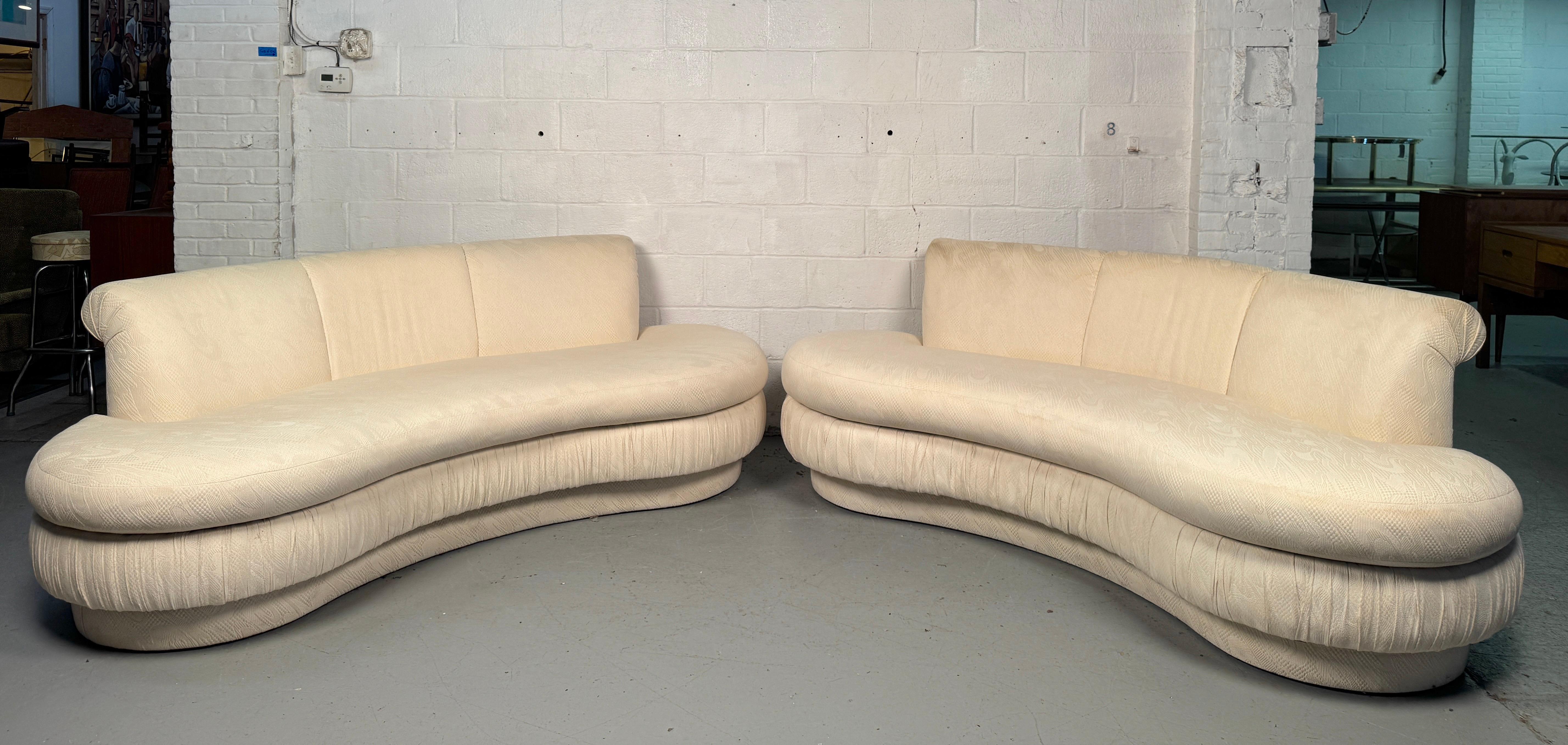 Vintage Adrian Pearsall Kidney Shaped Sofa For Sale 12