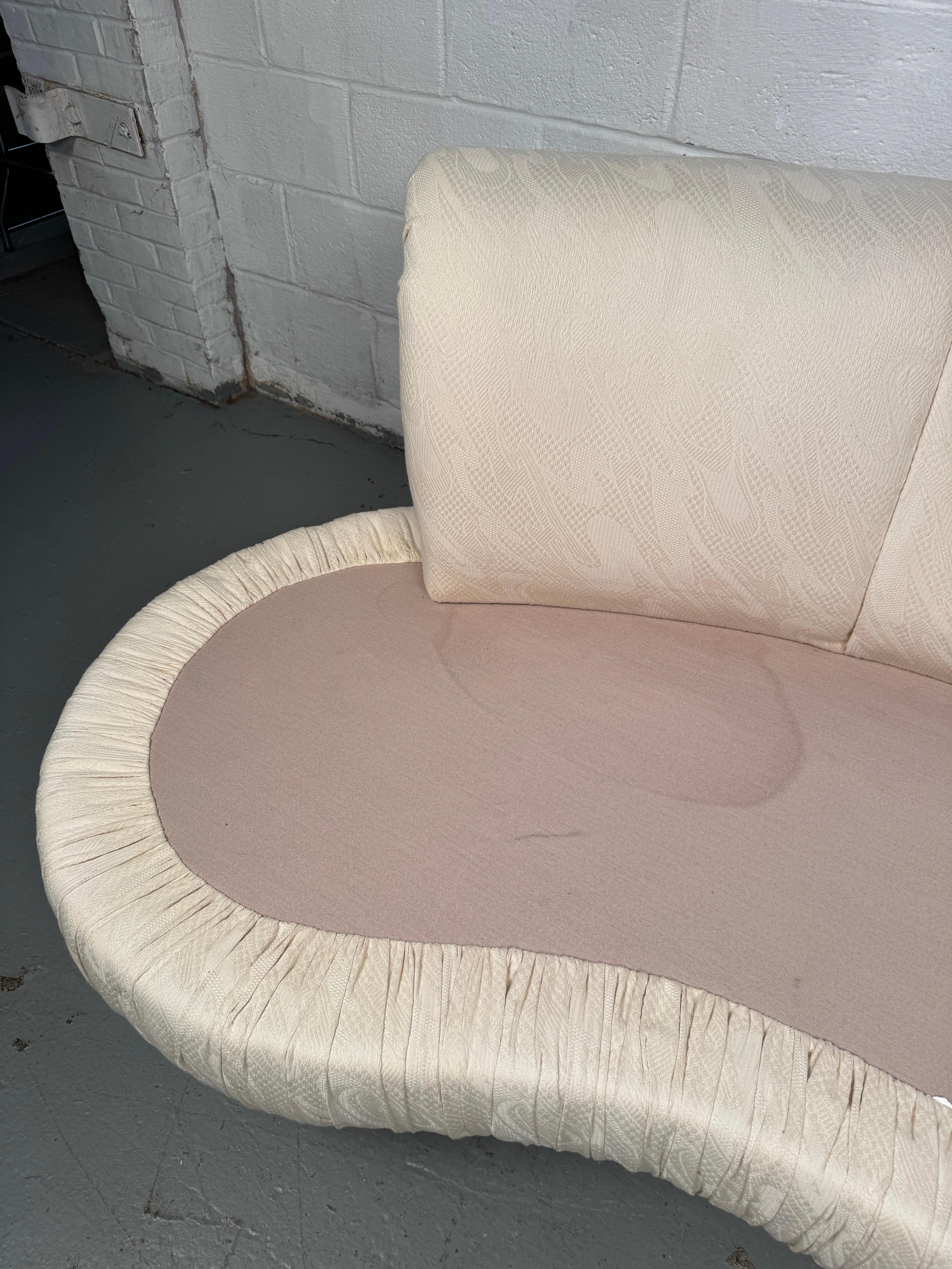 Vintage Adrian Pearsall Kidney Shaped Sofa For Sale 2