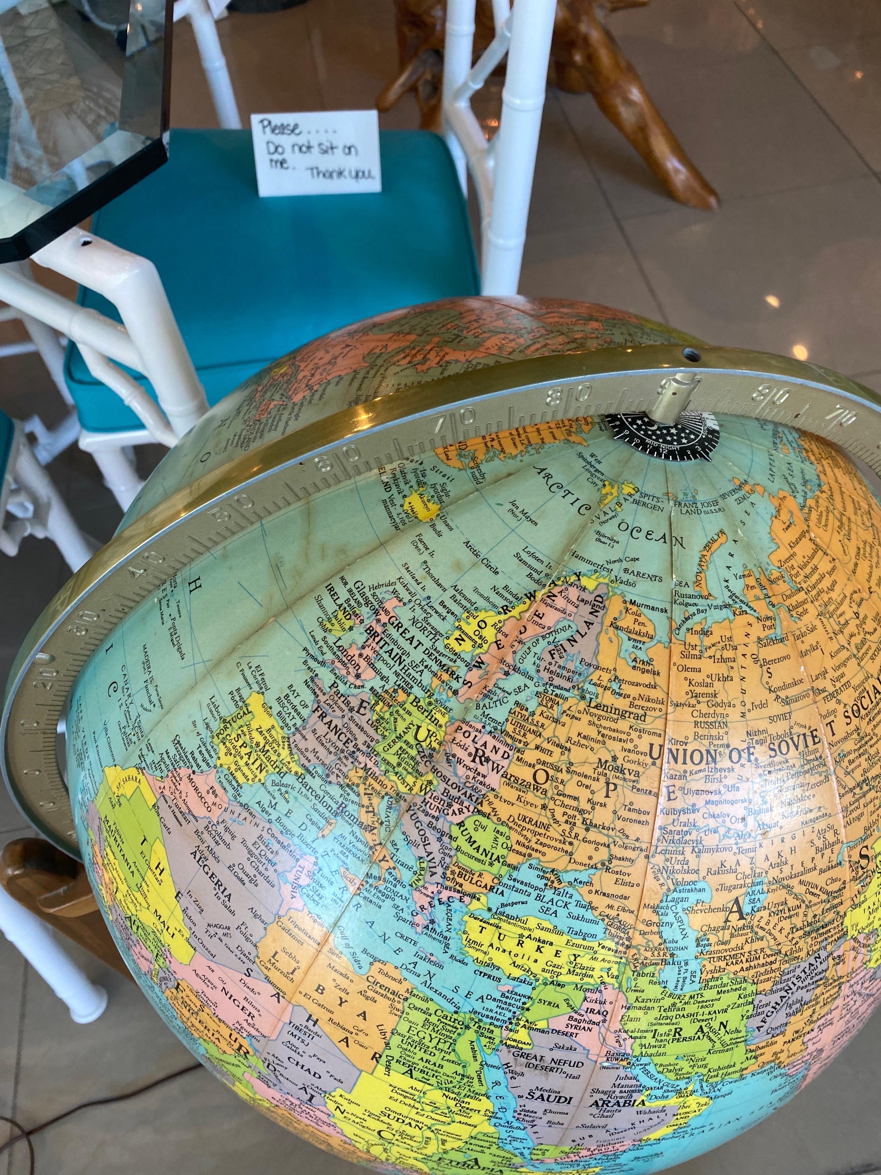 mid century globe