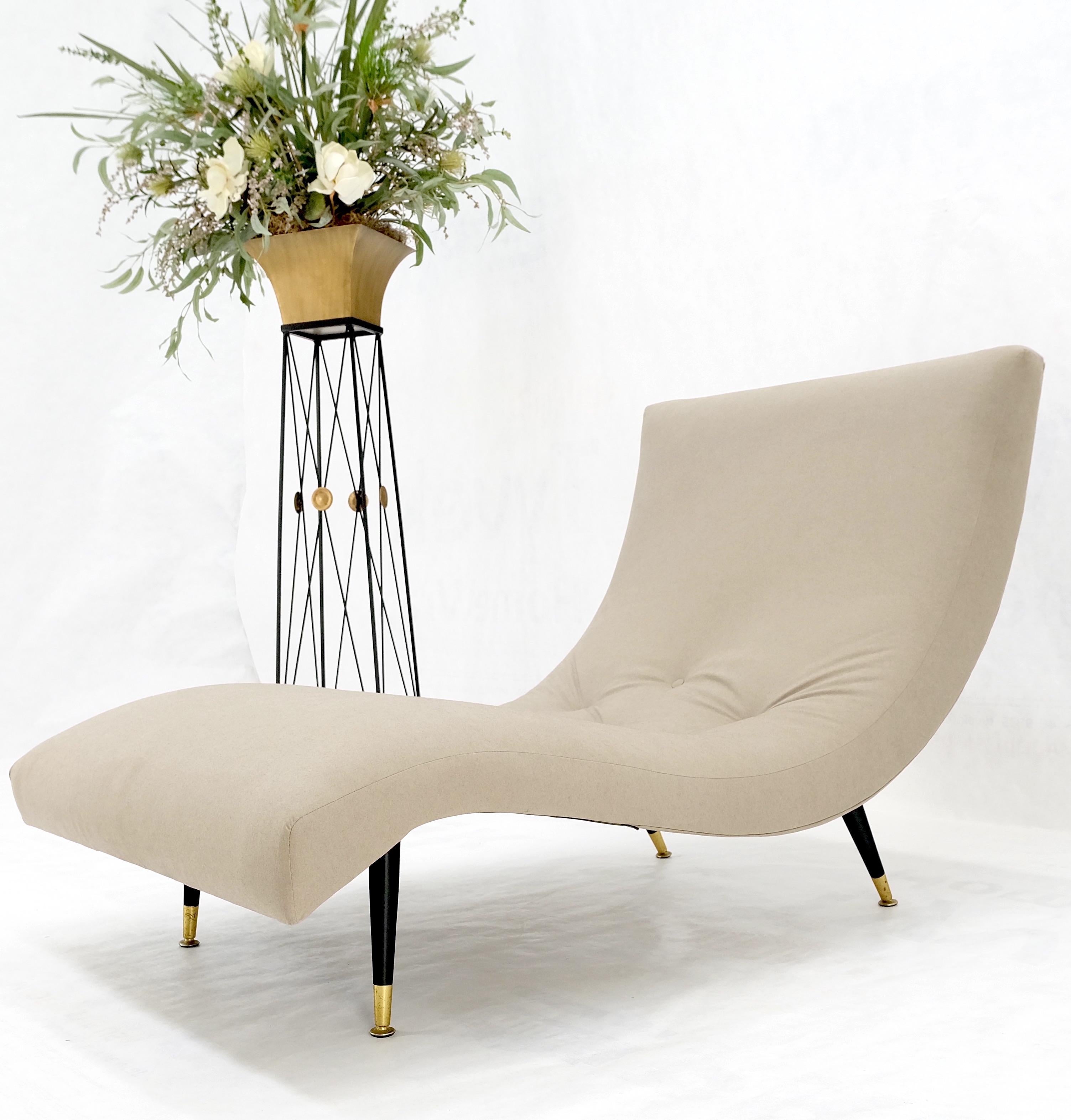 20ième siècle Chaise longue vintage Adrian Pearsall Wave Lounge Nouveau  Garniture en Alcantara Ultra Suede en vente