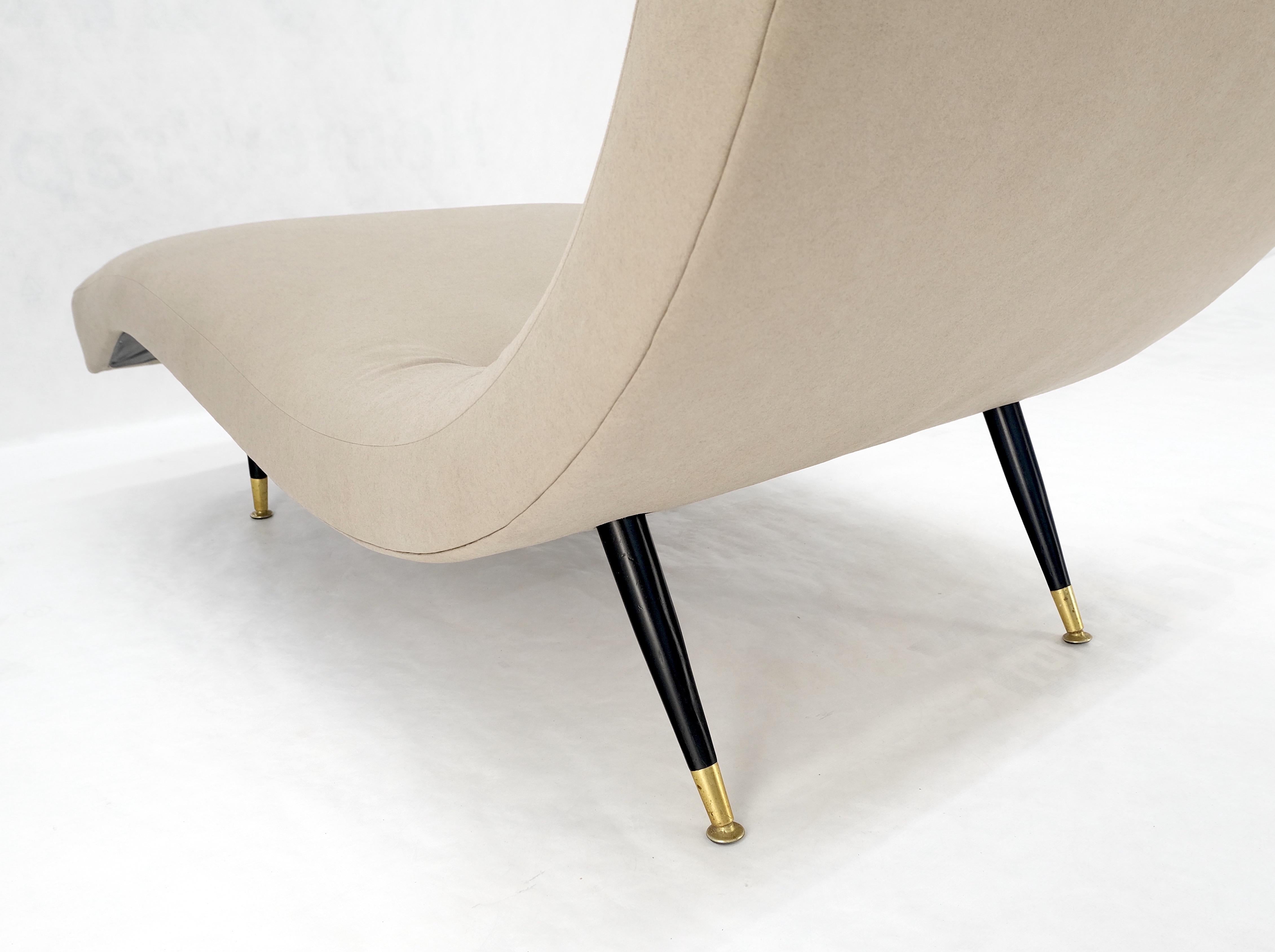 Chaise longue vintage Adrian Pearsall Wave Lounge Nouveau  Garniture en Alcantara Ultra Suede en vente 2