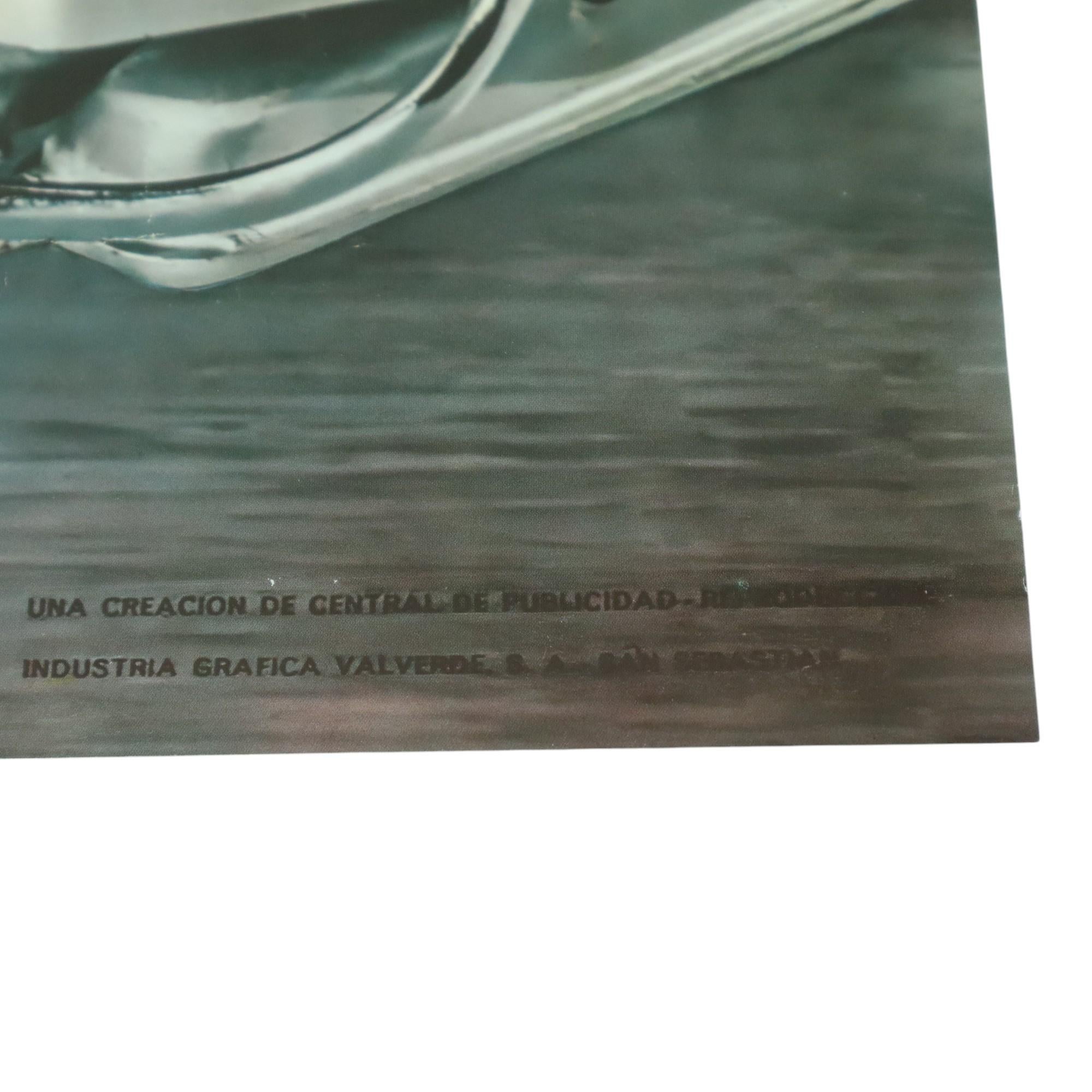 Affiche publicitaire vintage Lambretta Special 150 fin des années 60 Espagne en vente 3