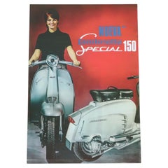 Vintage-Werbeplakat „Lamretta Special 150“, Spanien, späte 60er Jahre, Vintage