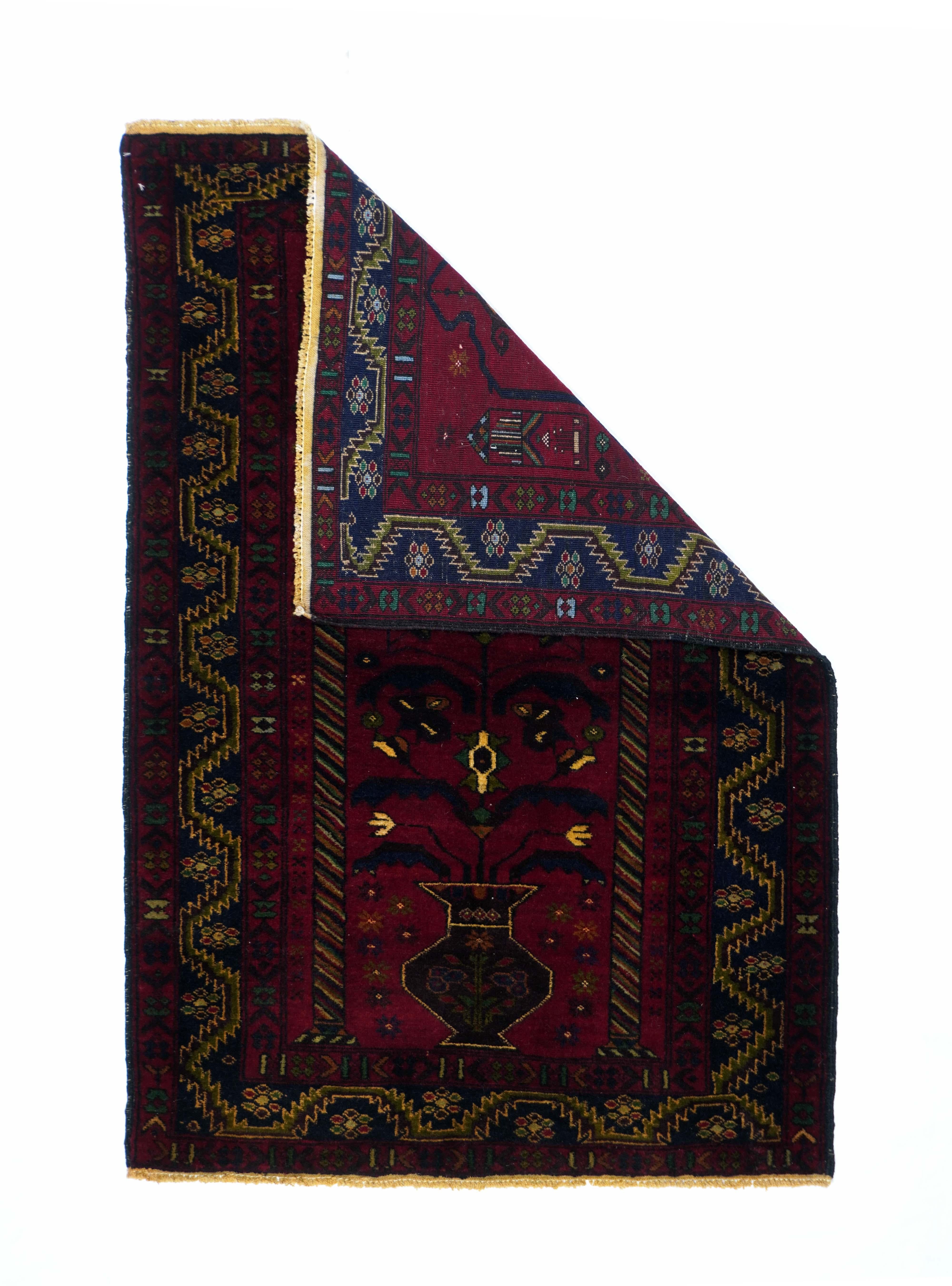 Vintage Afgan Balouch Rug 3'0
