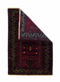 Vintage Afgan Balouch Teppich 3'0" x 4'8"