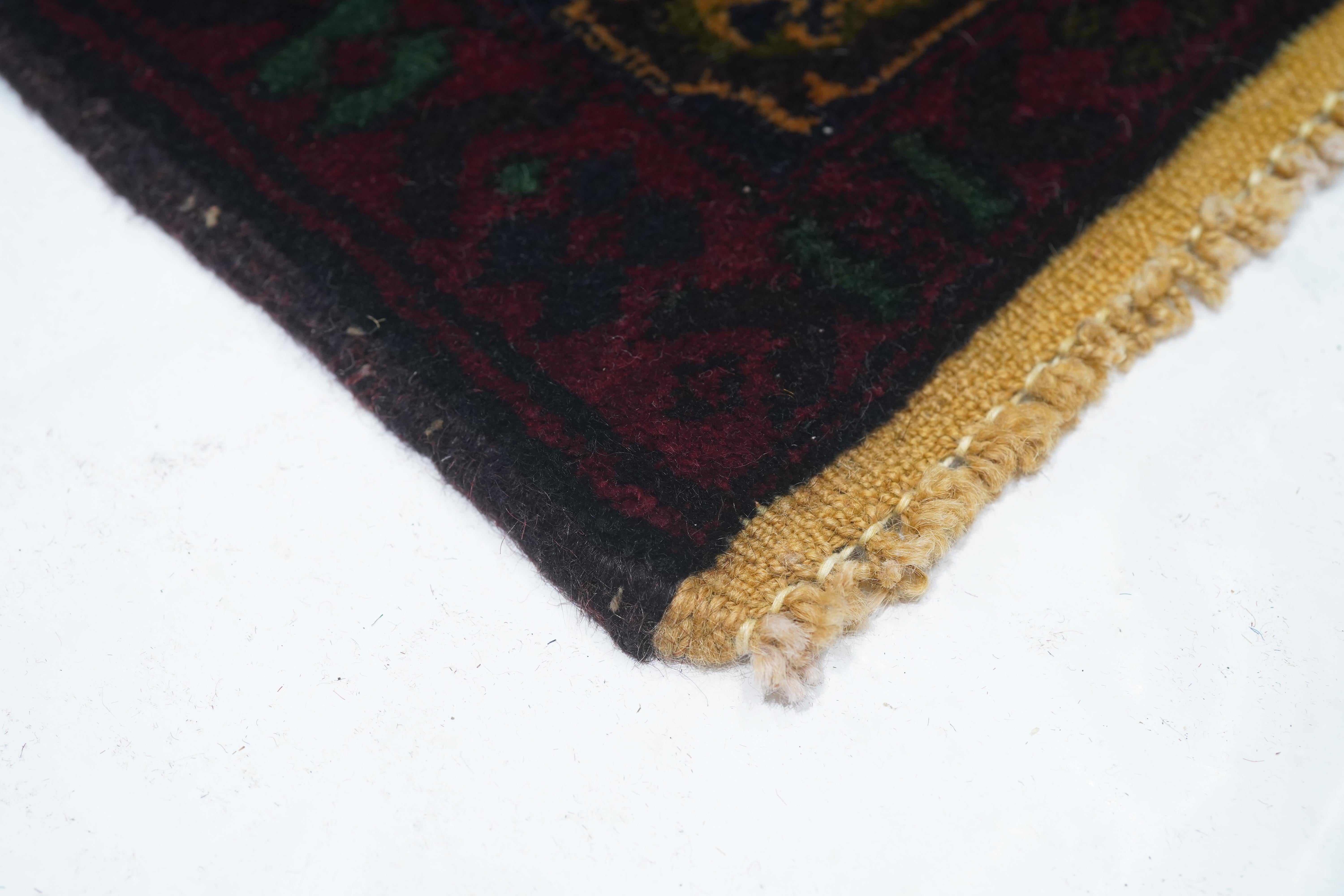 Vintage Afgan Balouch Teppich 3'0