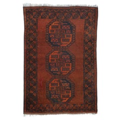 Tapis afghan vintage 3'9'' x 5'5''