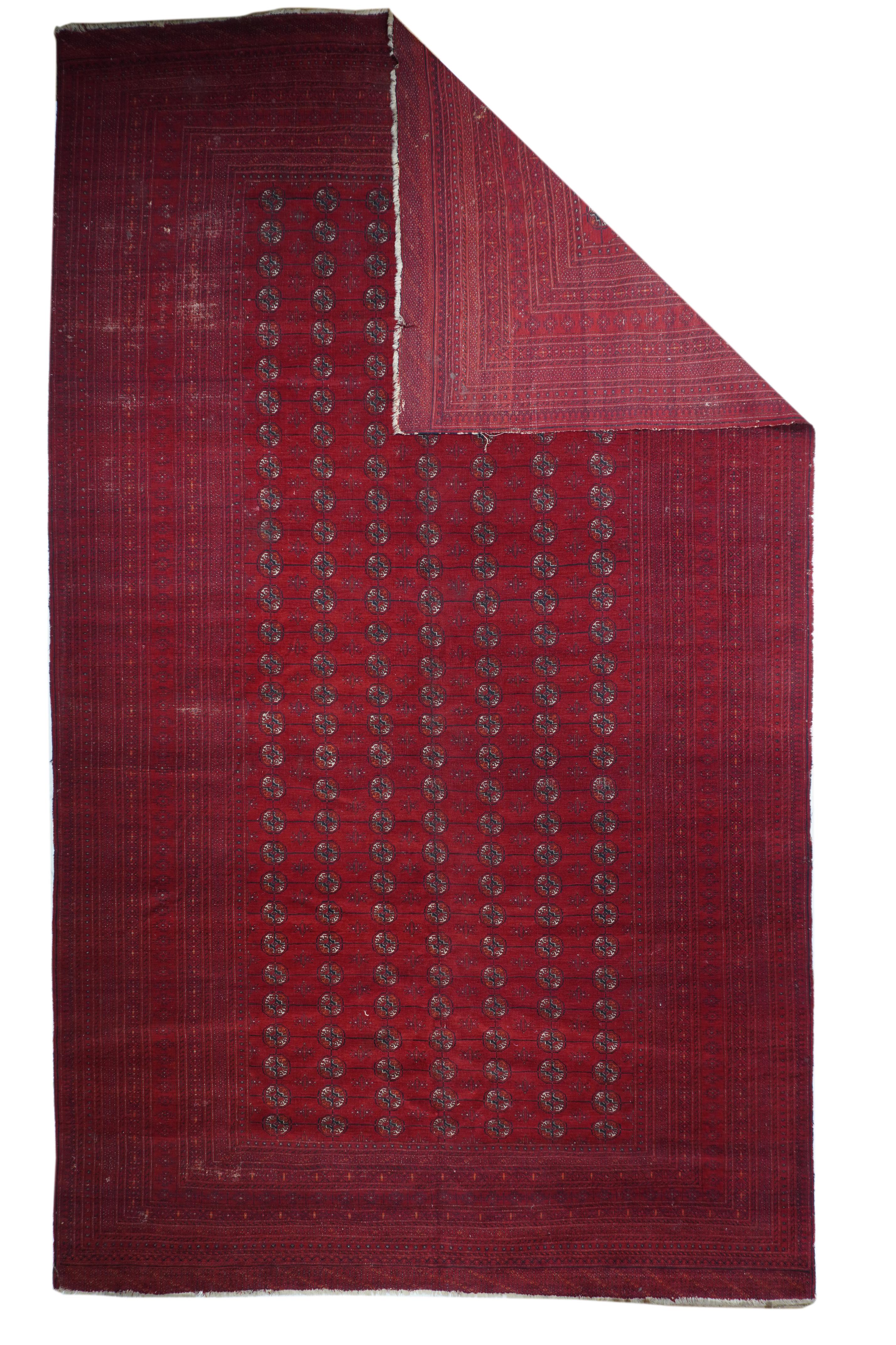 Tappeto vintage Afgan Turkeman 10'0