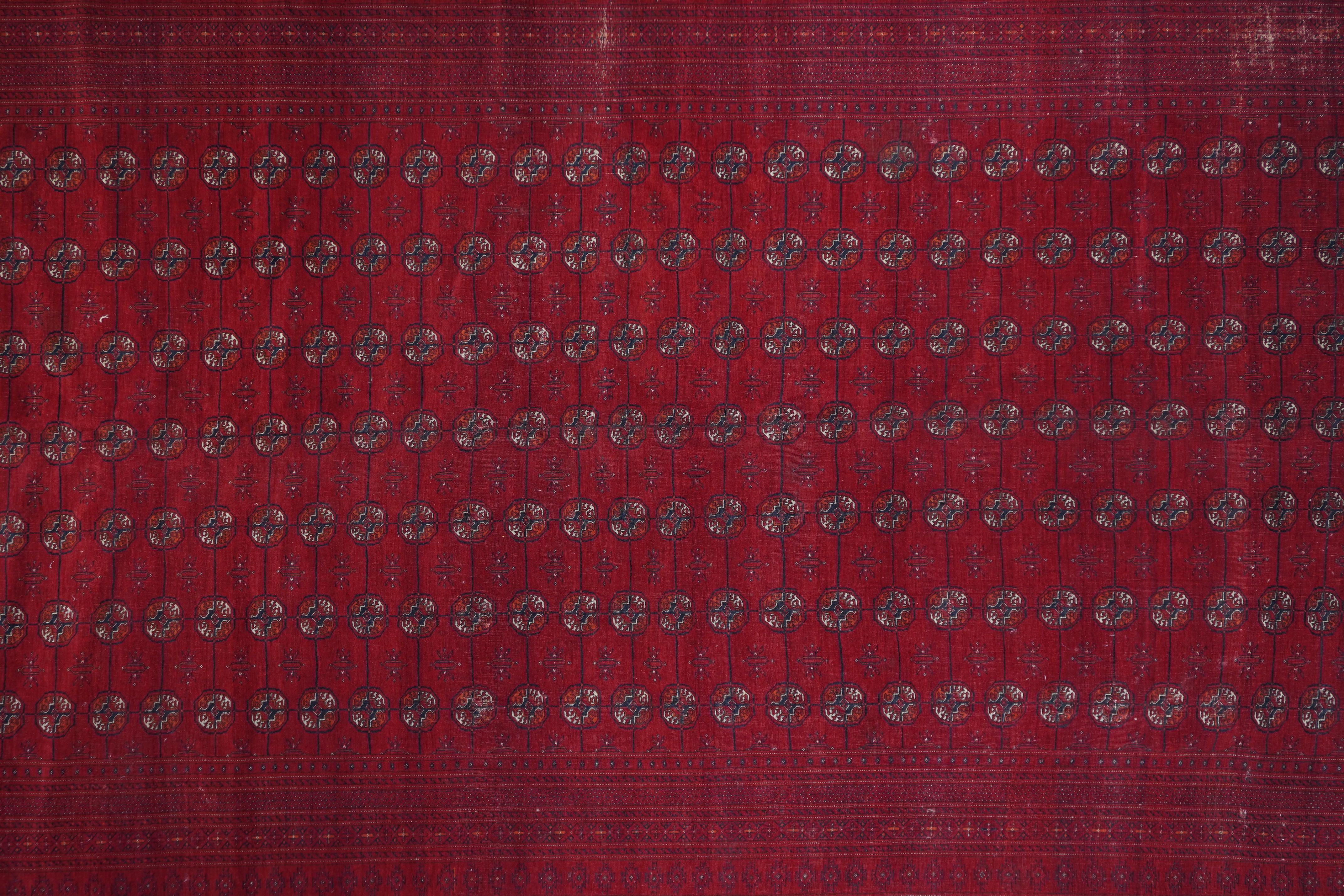 Afghano Tappeto Vintage By Turkeman 10'0