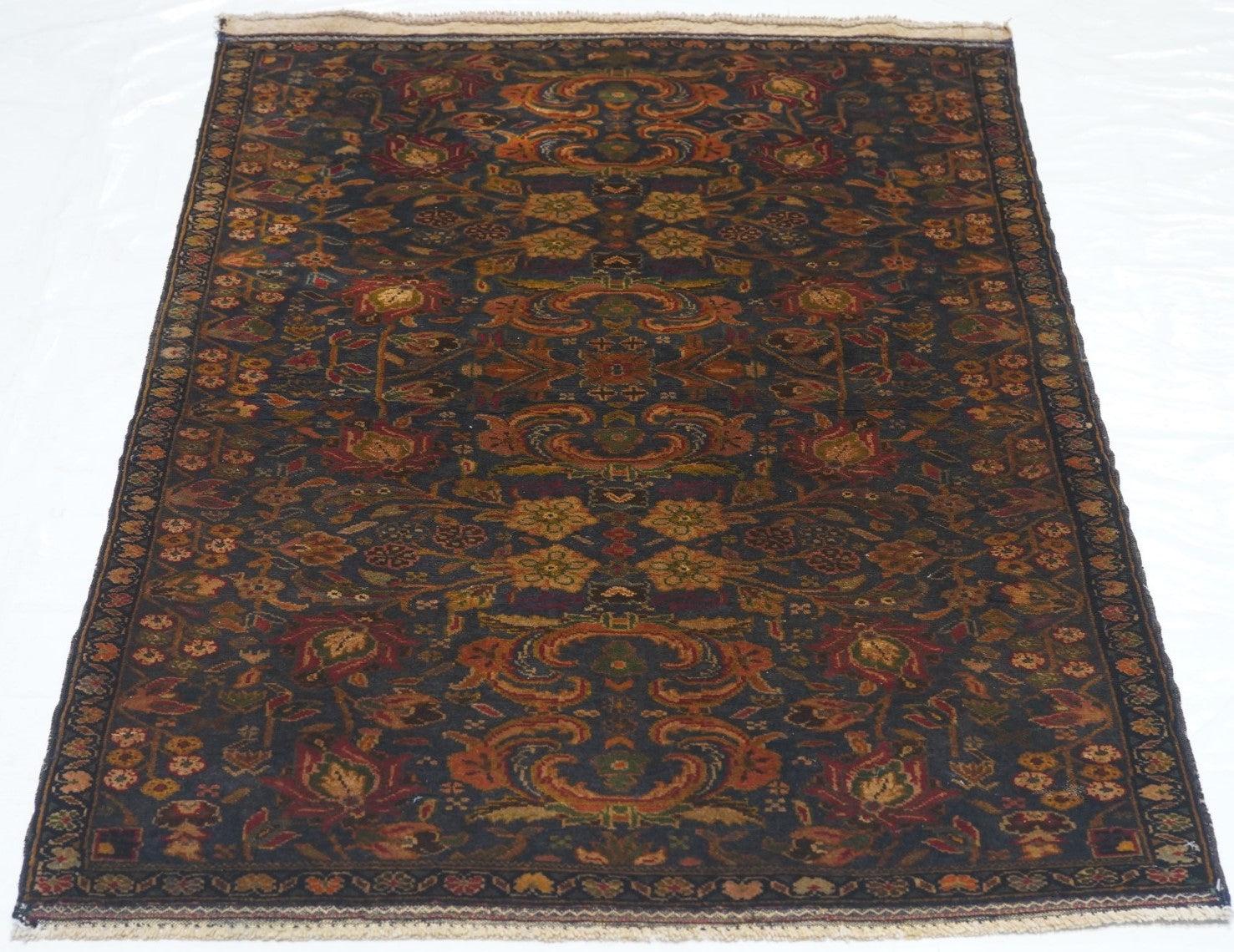 Vintage Afghan Balouch Rug 3'0