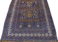 Vintage Afghan Balouchi War Hallway Runner with Tribal Nomadic Style