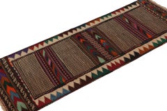 Vintage Afghan Baluch Kilim Runner Rug, with Geometric Patterns from Rug & Kilim
