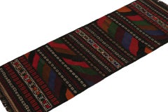 Tapis de couloir Kilim afghan Baluch, avec motifs géométriques de Rug & Kilim