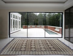 Vintage Afghan Kilim Carpet 409x304cm