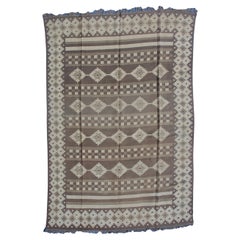 Vintage Afghan Kilim Carpet 409x304cm