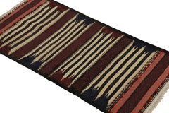 Vintage Afghan Kilim Rug with Polychromatic Stripes, from Rug & Kilim