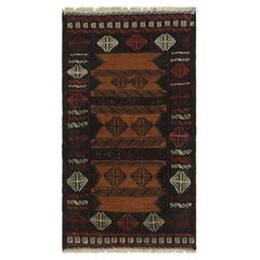 Vintage Afghan Kilim Rug with Polychromatic Stripes, from Rug & Kilim