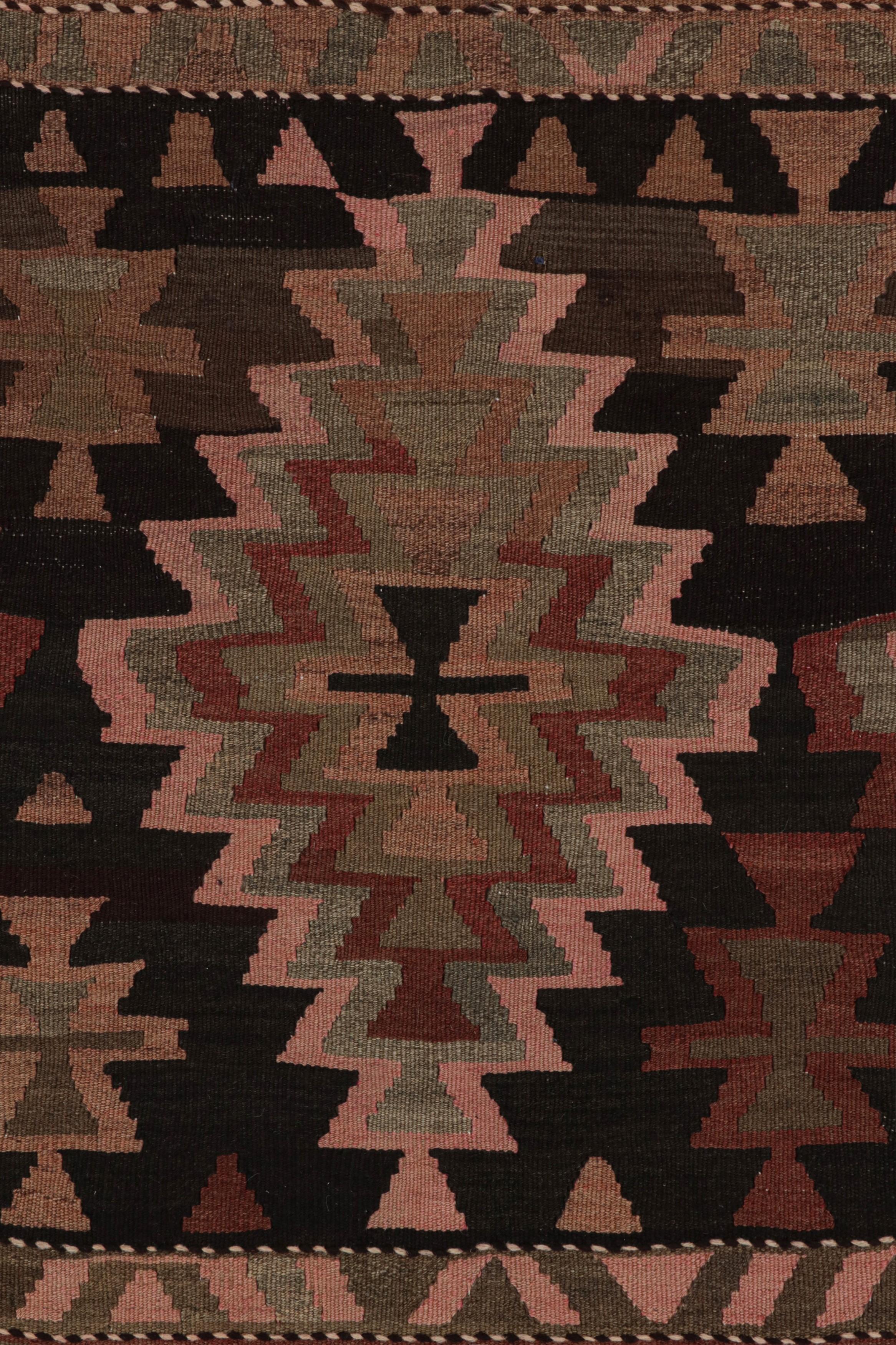 Mid-20th Century Vintage Afghan Kilim Runner Rug, with Geometric Patterns, from Rug & Kilim