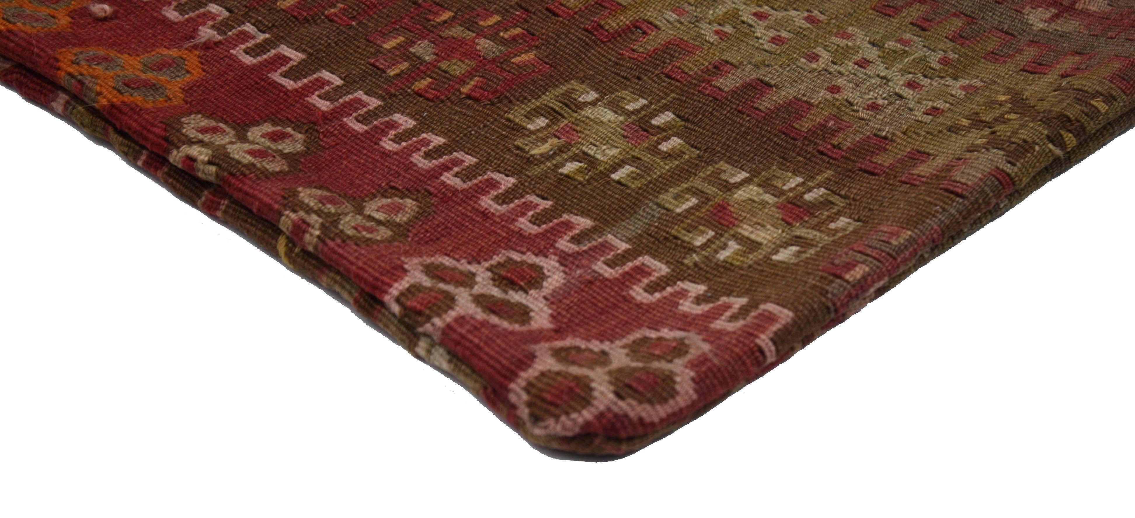 76640, borsa di sale afghana Kilim vintage, tessuto tribale, appeso alla parete, arazzo afghano. Questo sacchetto di sale Kilim afghano vintage in lana intrecciata a mano presenta antichi motivi tribali. Le borse di sale afghane venivano utilizzate