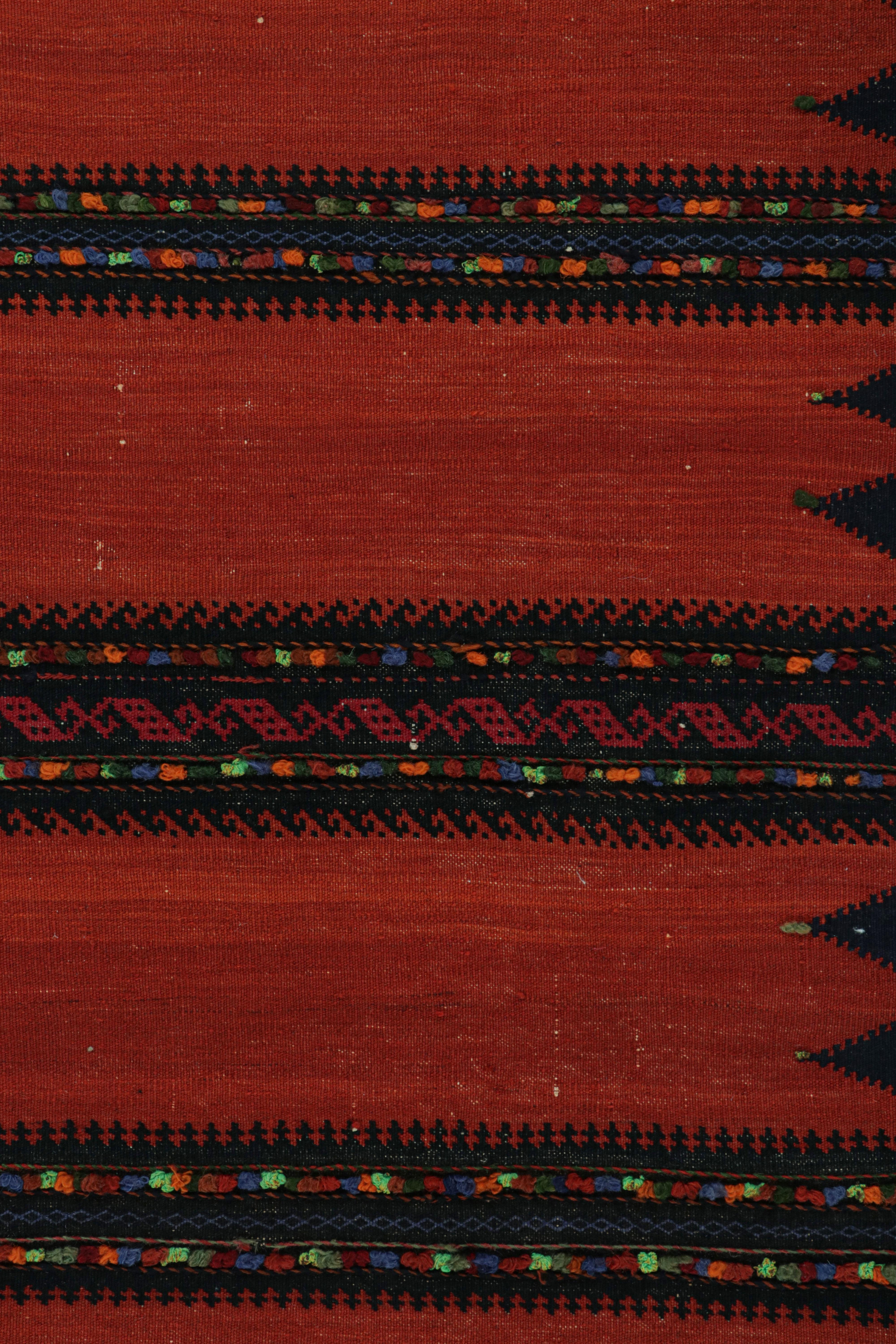 Afghanischer Kilim-Streuteppich, mit geometrischen Mustern von Rug & Kilim (Mitte des 20. Jahrhunderts) im Angebot