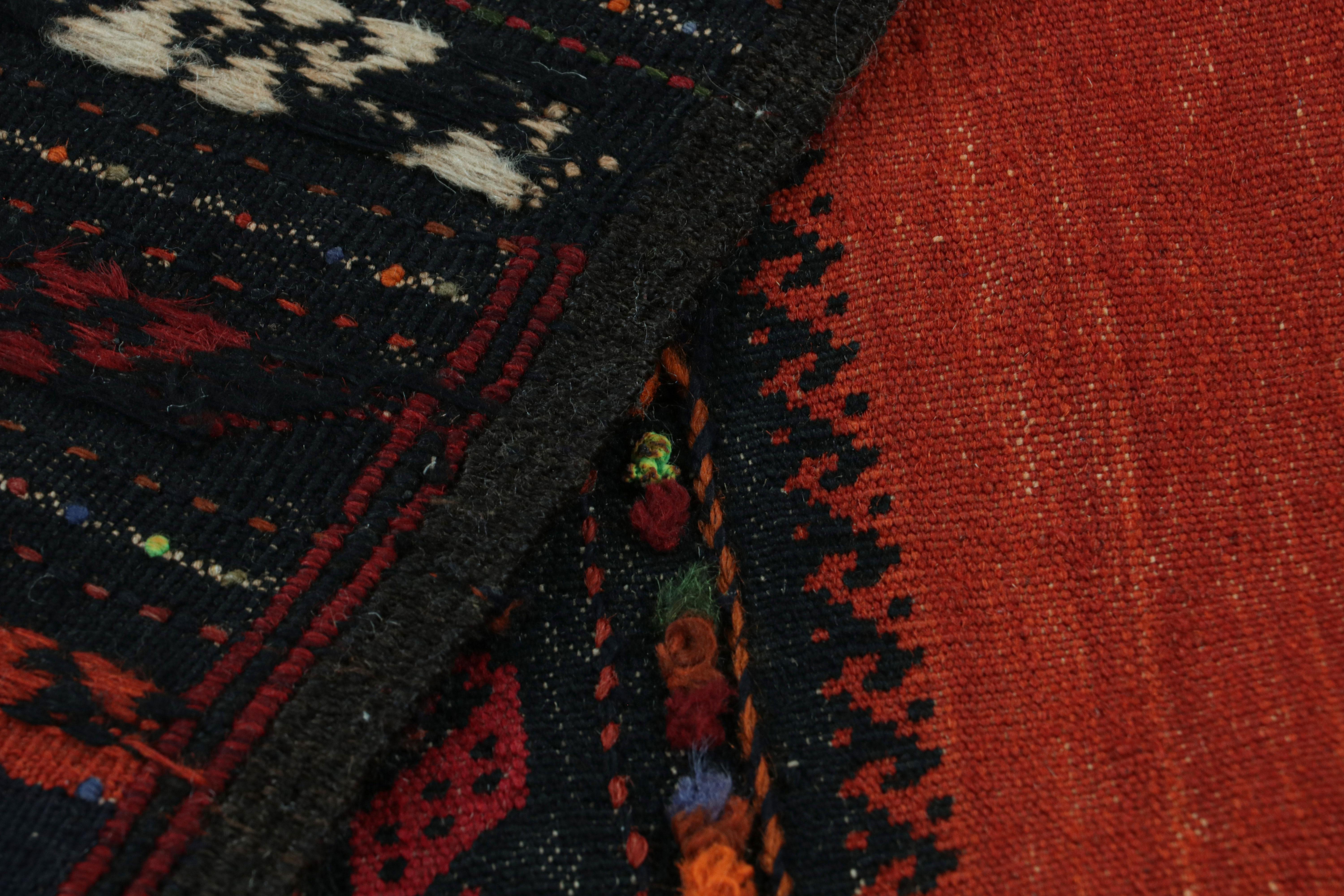 Vintage Afghan Kilim Scatter Rug, with Geometric Patterns from Rug & Kilim For Sale 1