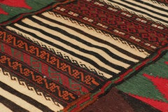 Vintage Afghan Kilim with Polychromatic Geometric Patterns from Rug & Kilim