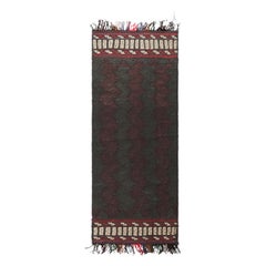 Kilim afghano d'epoca con motivi geometrici policromatici, da Rug & Kilim
