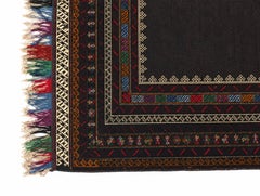 Antiker afghanischer Teppich im persischen Stil, vom Stamm der Belutschen, 67 x 102 Zoll