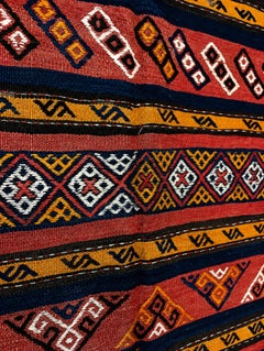 Vintage Afghan Persian-Style Tribal Kilim Rug, 52 x 81.5 Inches