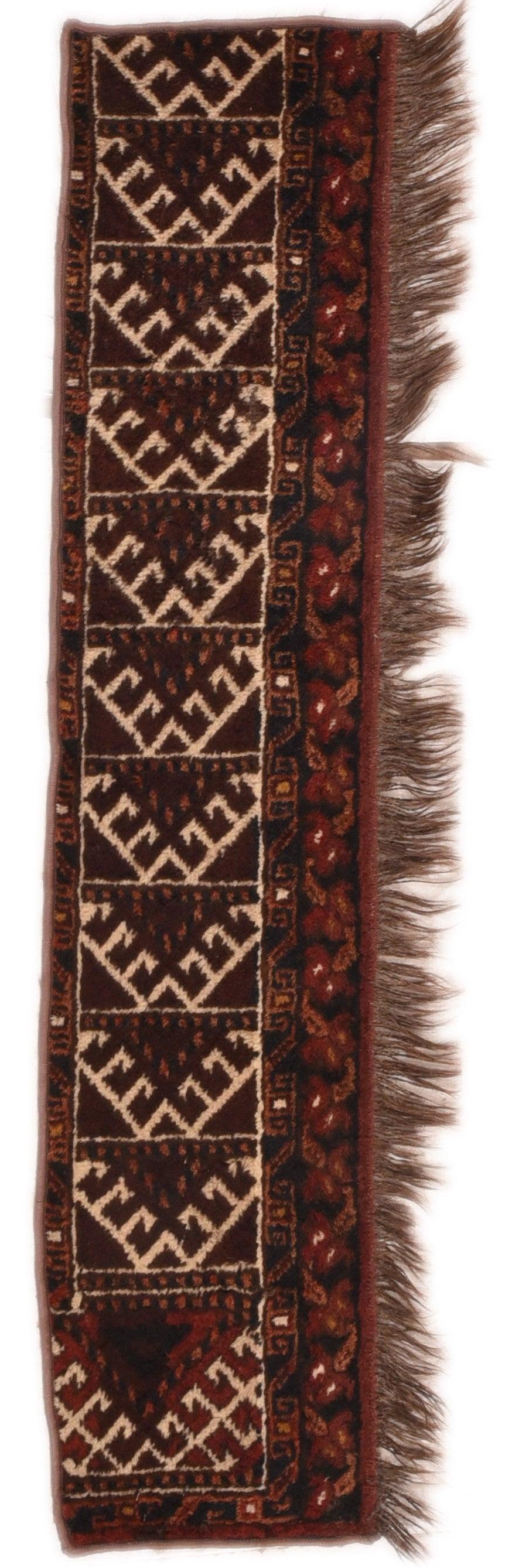 Vintage Afghan Rug 1'0