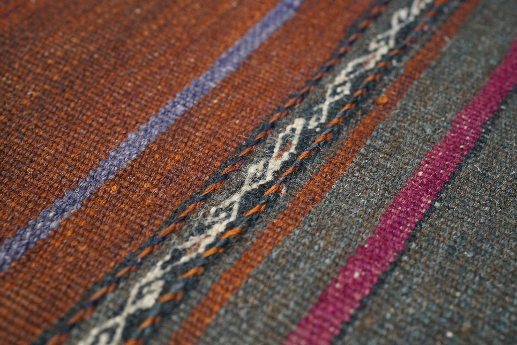 Vintage Afghan Rug 1'7'' x 3'2'' In Good Condition For Sale In New York, NY