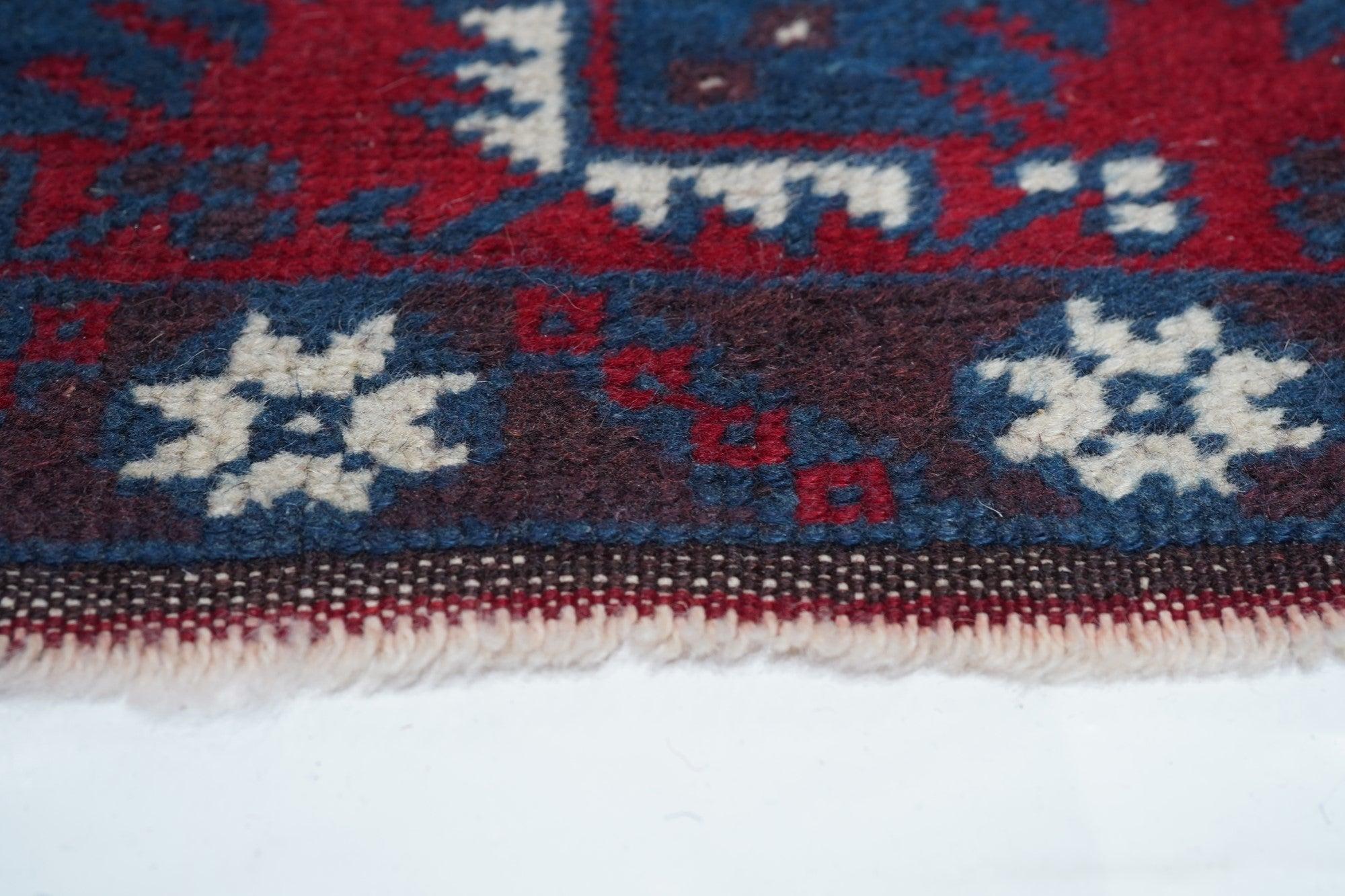 Tappeto afgano vintage 3'9'' x 6'0'' in vendita 1