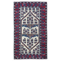 Vintage Afghan Rug 3'9'' x 6'0"