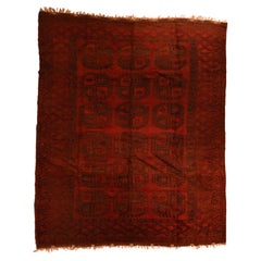 Tapis afghan vintage 7'4'' x 8'4''