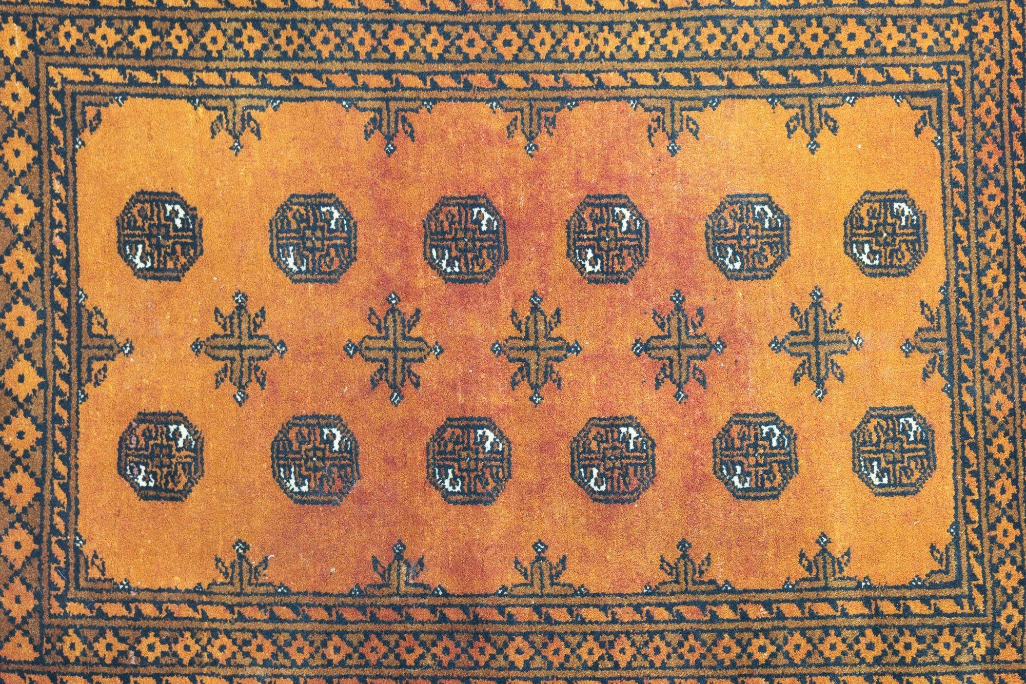 Vintage Afghan Rug In Good Condition For Sale In London, England