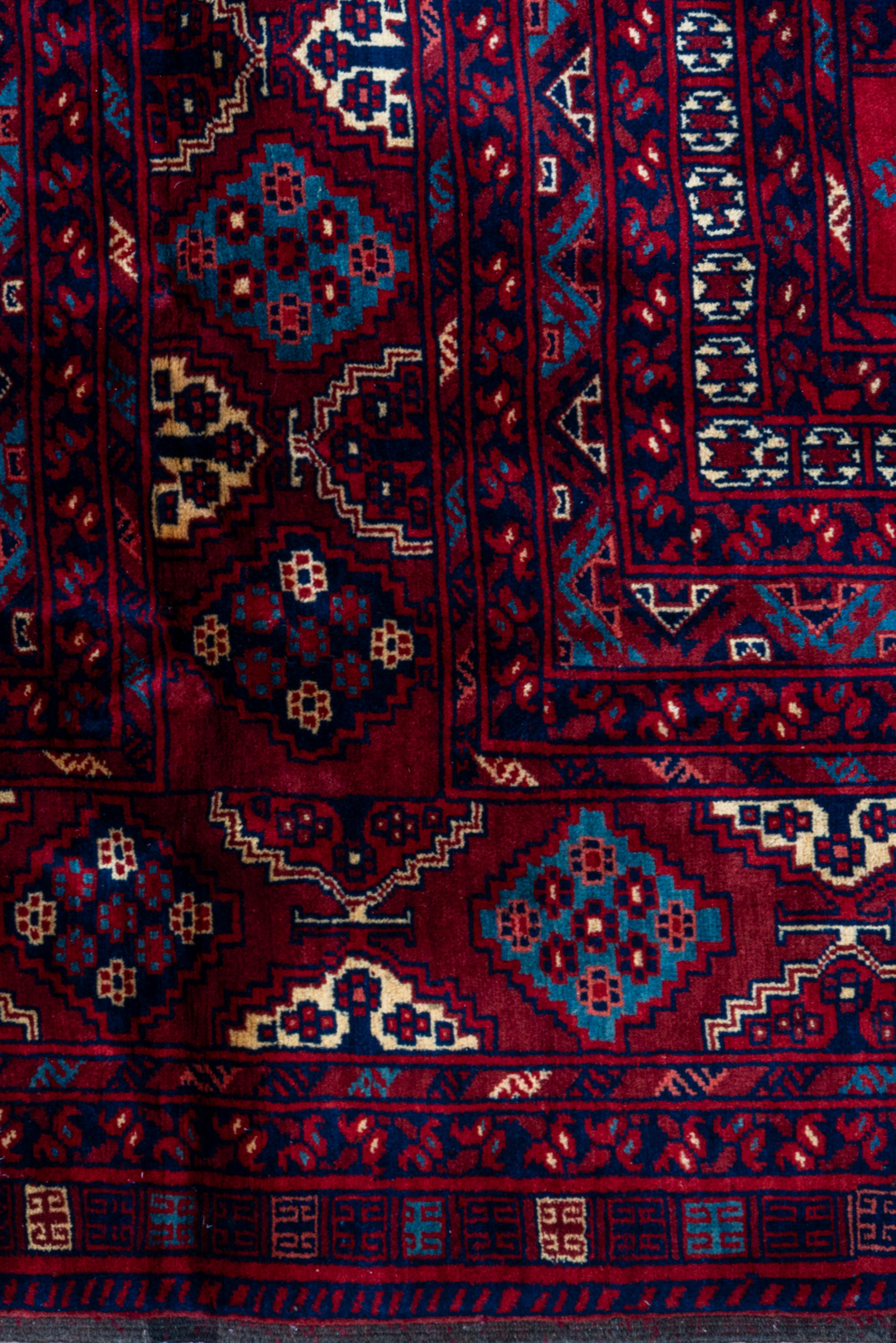 20ième siècle Tapis afghan vintage Tribal Gul Design en vente