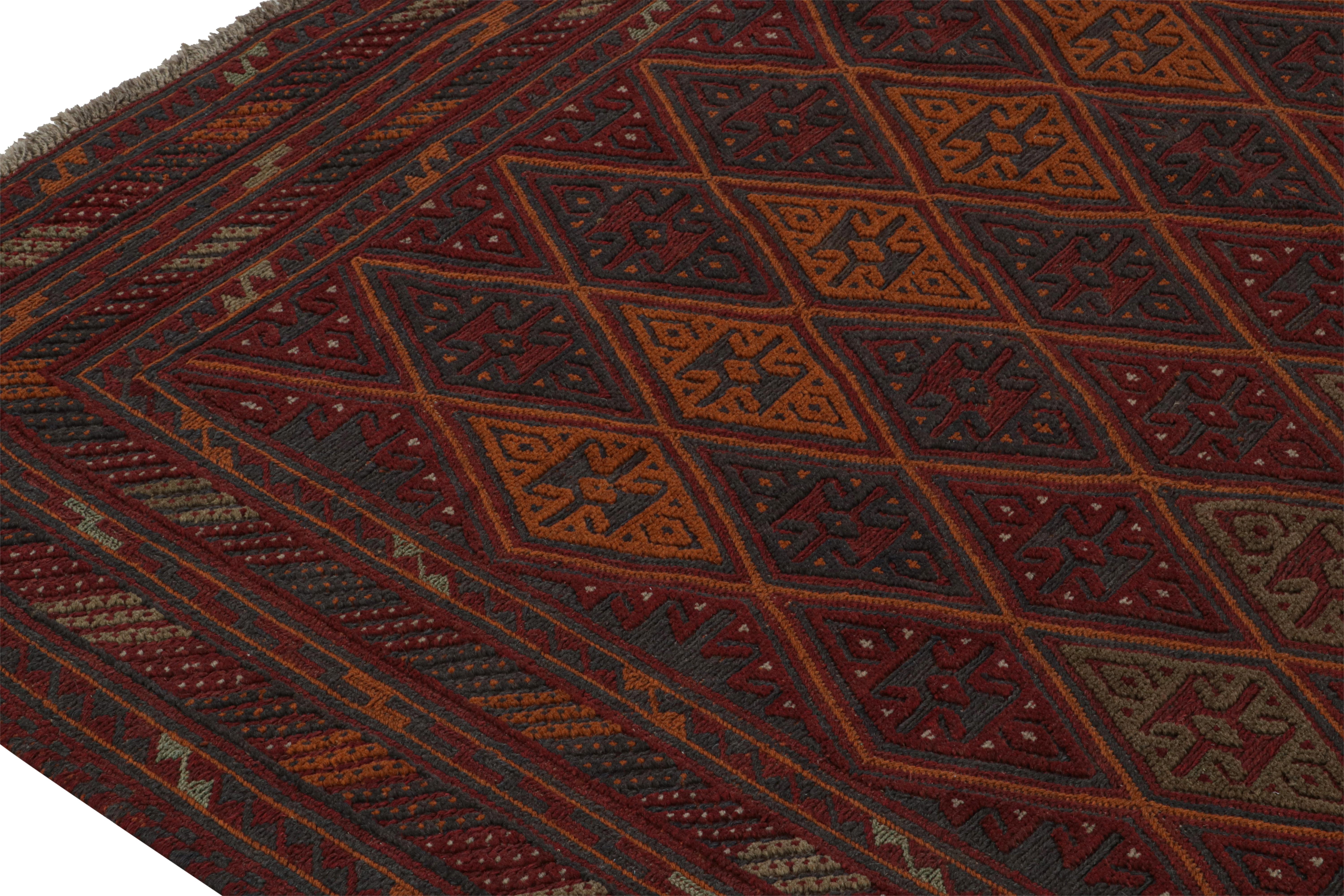 Rug & Kilim’s Baluch Tribal Rug with Colorful Geometric Patterns In New Condition For Sale In Long Island City, NY