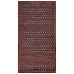 Afghanischer Stammeskunst-Kelim in polychromen, geometrischen Mustern von Rug & Kilim, Vintage