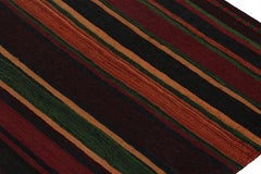 Vintage Afghan Tribal Kilim Rug with Colorful Stripes, from Rug & Kilim
