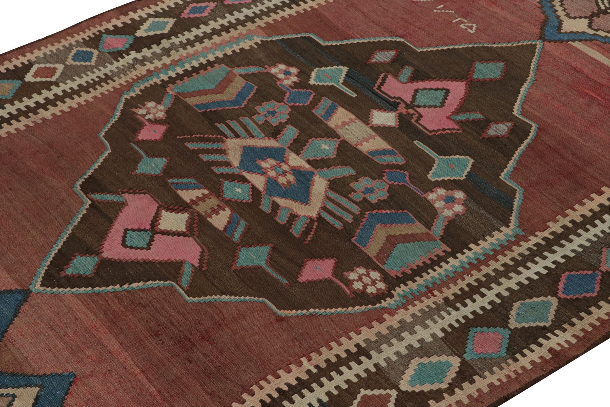 Vintage Afghan Tribal Kilim Rug, with Geometric Patterns, from Rug & Kilim In Good Condition For Sale In Long Island City, NY
