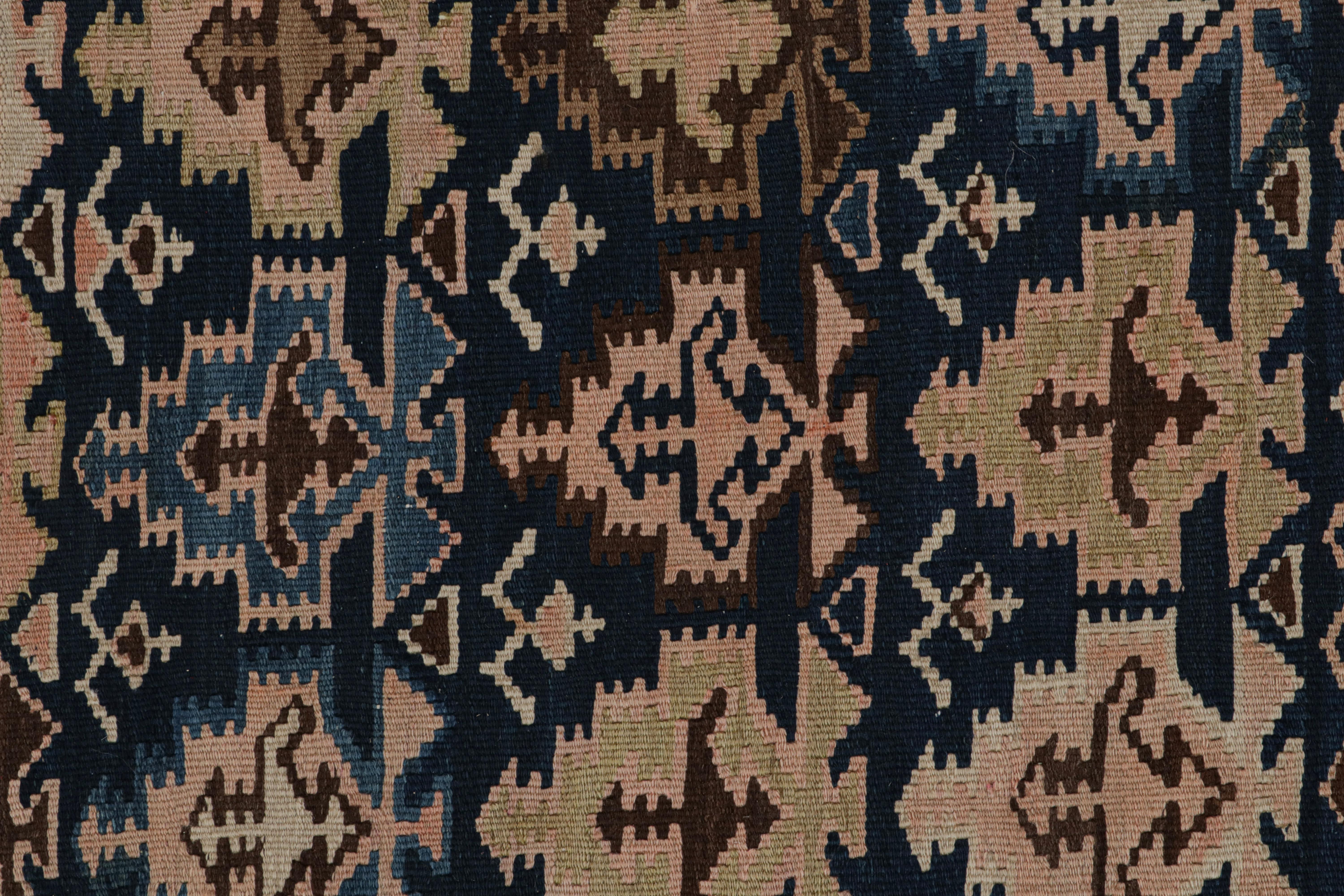 Vintage Afghan Tribal Kilim Teppich, mit geometrischen Mustern, von Rug & Kilim im Zustand „Gut“ im Angebot in Long Island City, NY