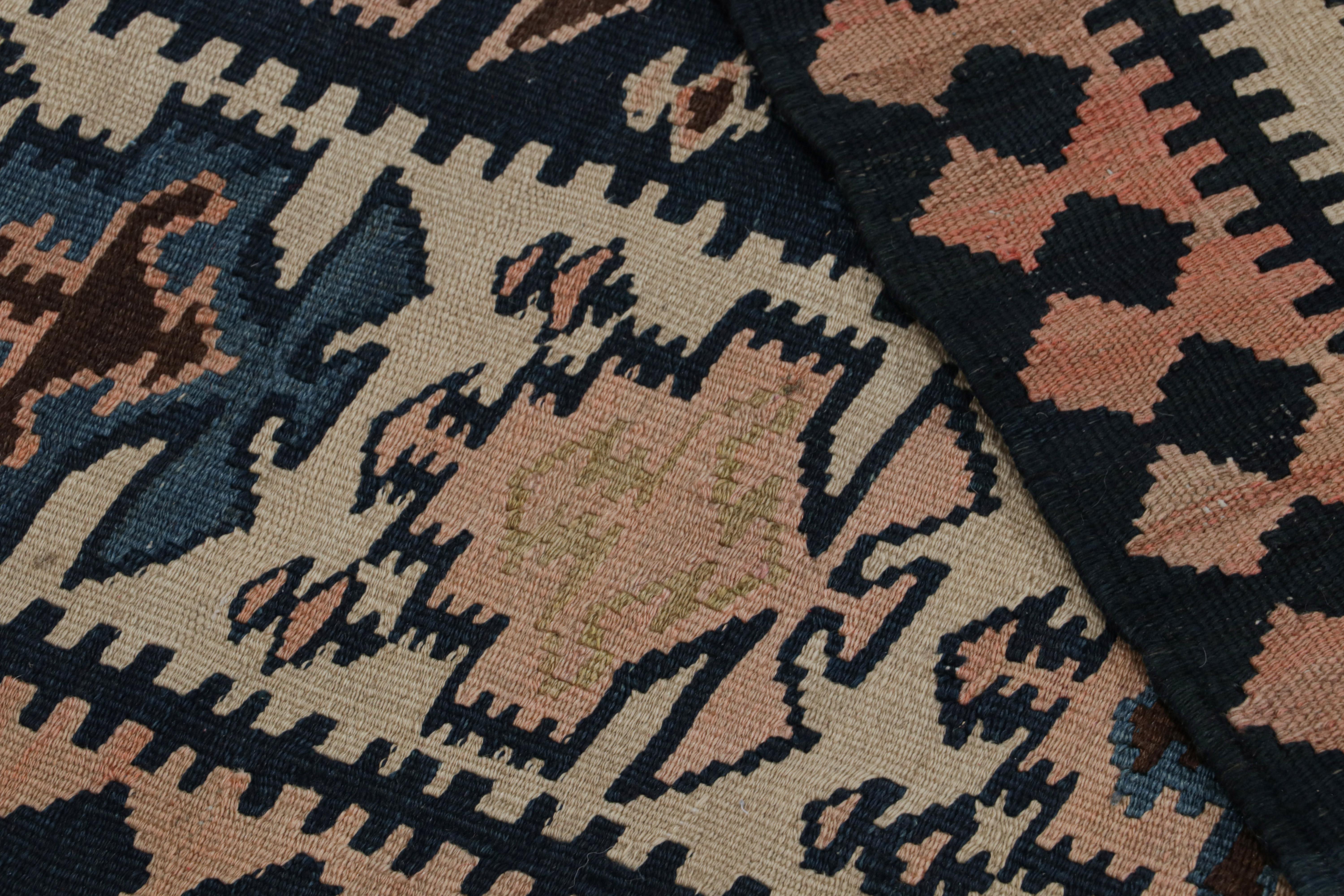 Vintage Afghan Tribal Kilim Teppich, mit geometrischen Mustern, von Rug & Kilim (Mitte des 20. Jahrhunderts) im Angebot