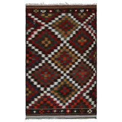 Tappeto Kilim tribale afghano vintage, con motivi geometrici, da Rug & Kilim