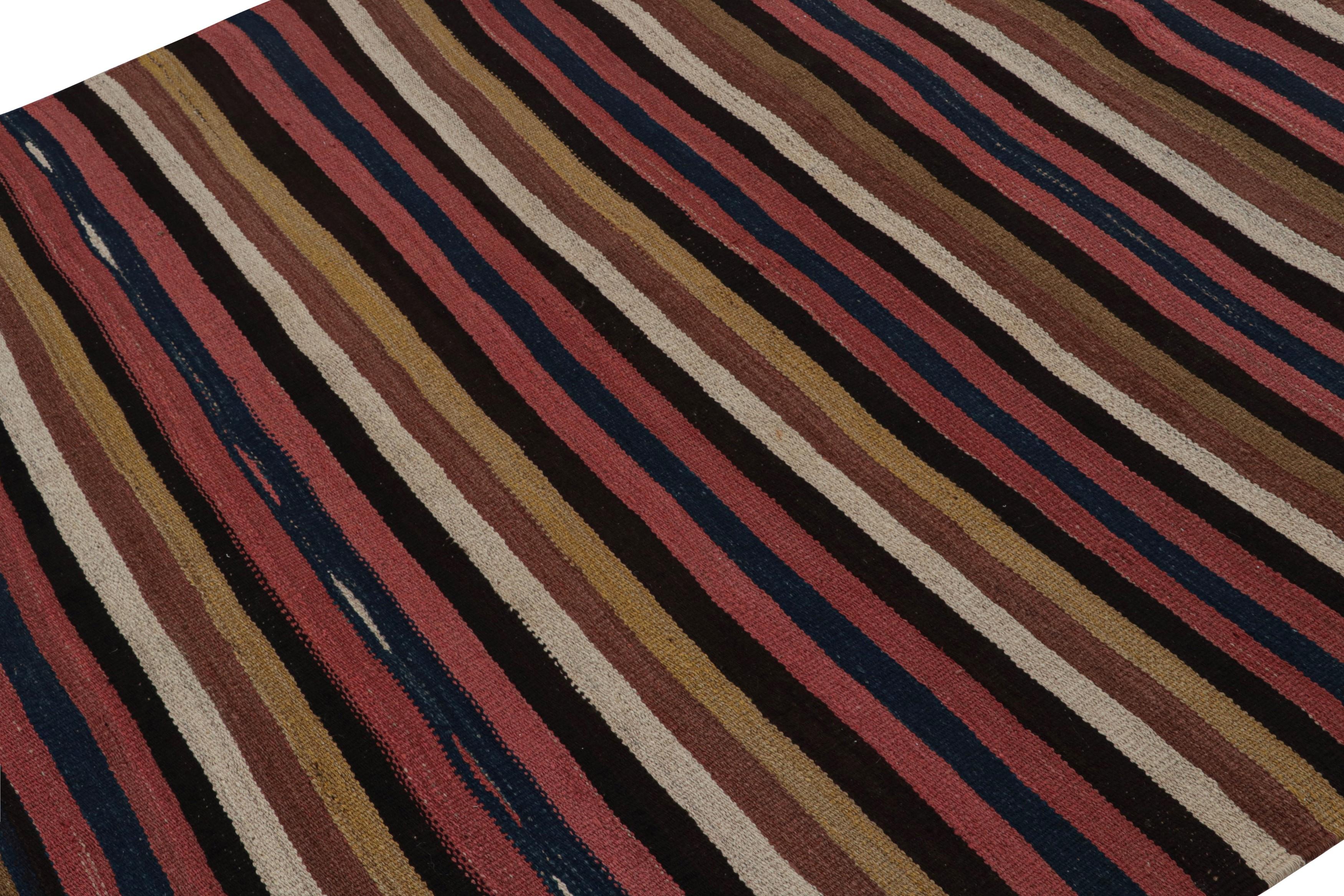Vintage Afghan Tribal Kilim Teppich, mit Streifen, von Rug & Kilim (Afghanisch) im Angebot