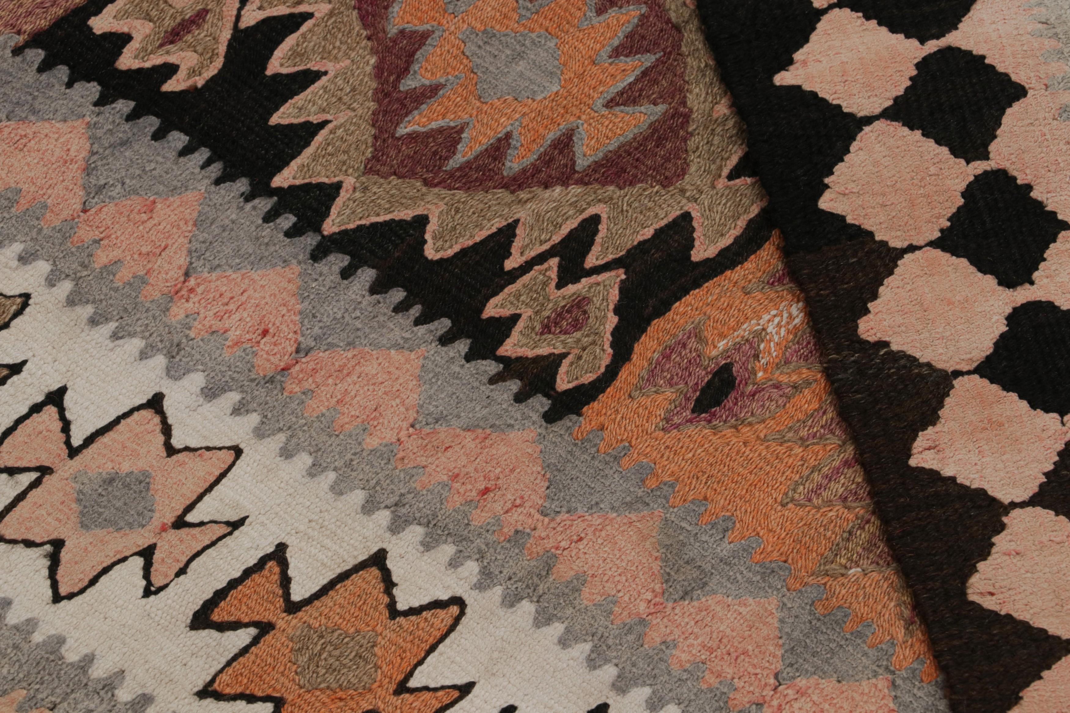 Vintage Afghan Tribal Kilim with Polychromatic Patterns by Rug & Kilim For Sale 1