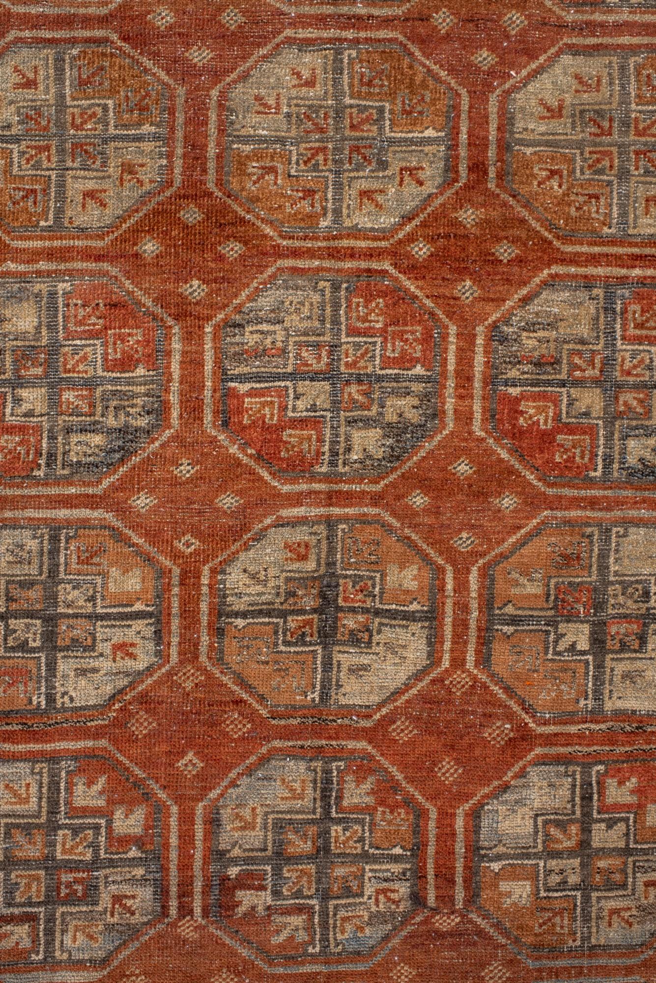 Alfombra tribal afgana vintage Anudado a mano en venta