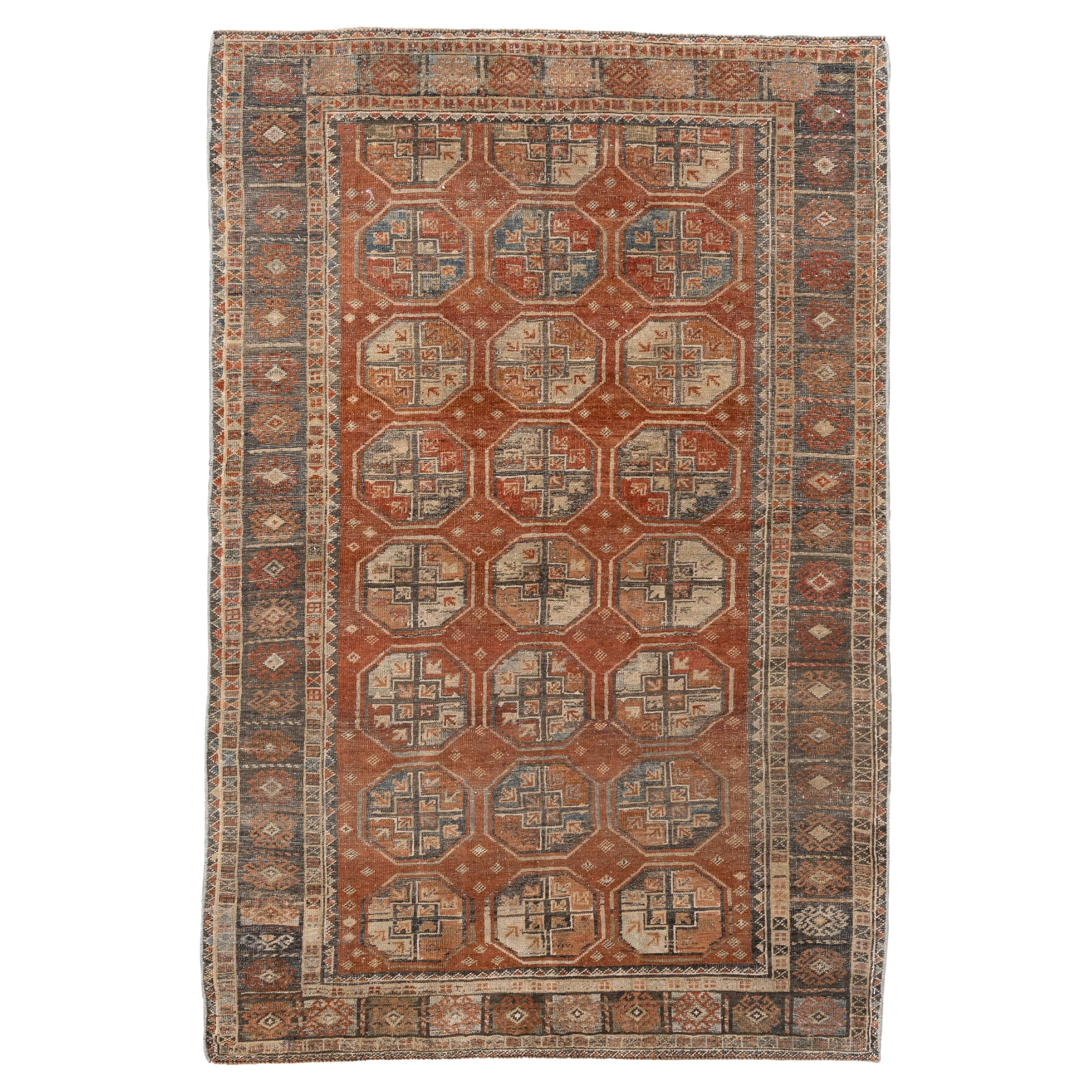 Alfombra tribal afgana vintage