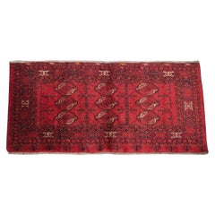 Vintage Afghan Turkmen Chuval Face Of Large Size, Circa 1930